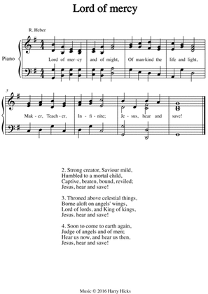 Lord of mercy. A new tune to a wonderful old hymn.