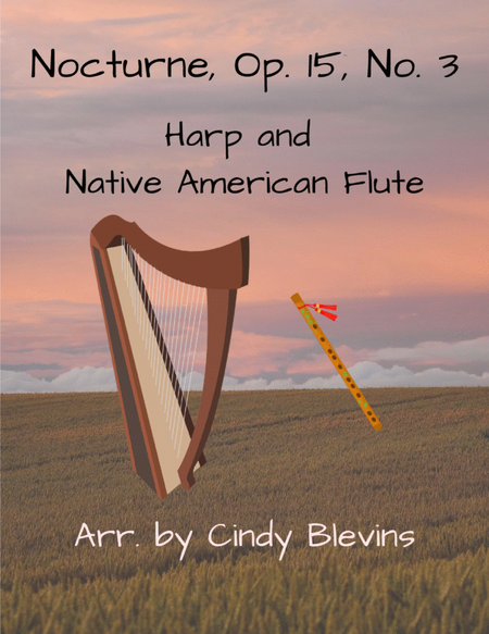 Nocturne, Op. 15, No. 3, for Harp and Native American Flute image number null
