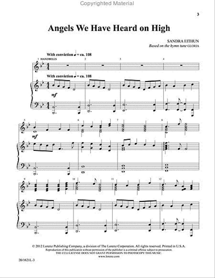 Christmas Carols for Three to Six Ringers 3-Octaves scores gallery preview page 2