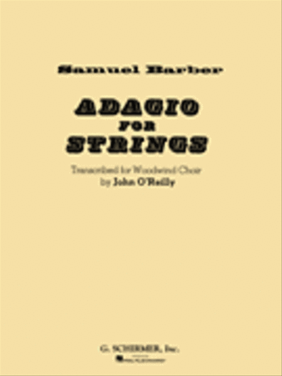 Adagio for Strings (Score and Parts) String Orchestra scores gallery preview page 1