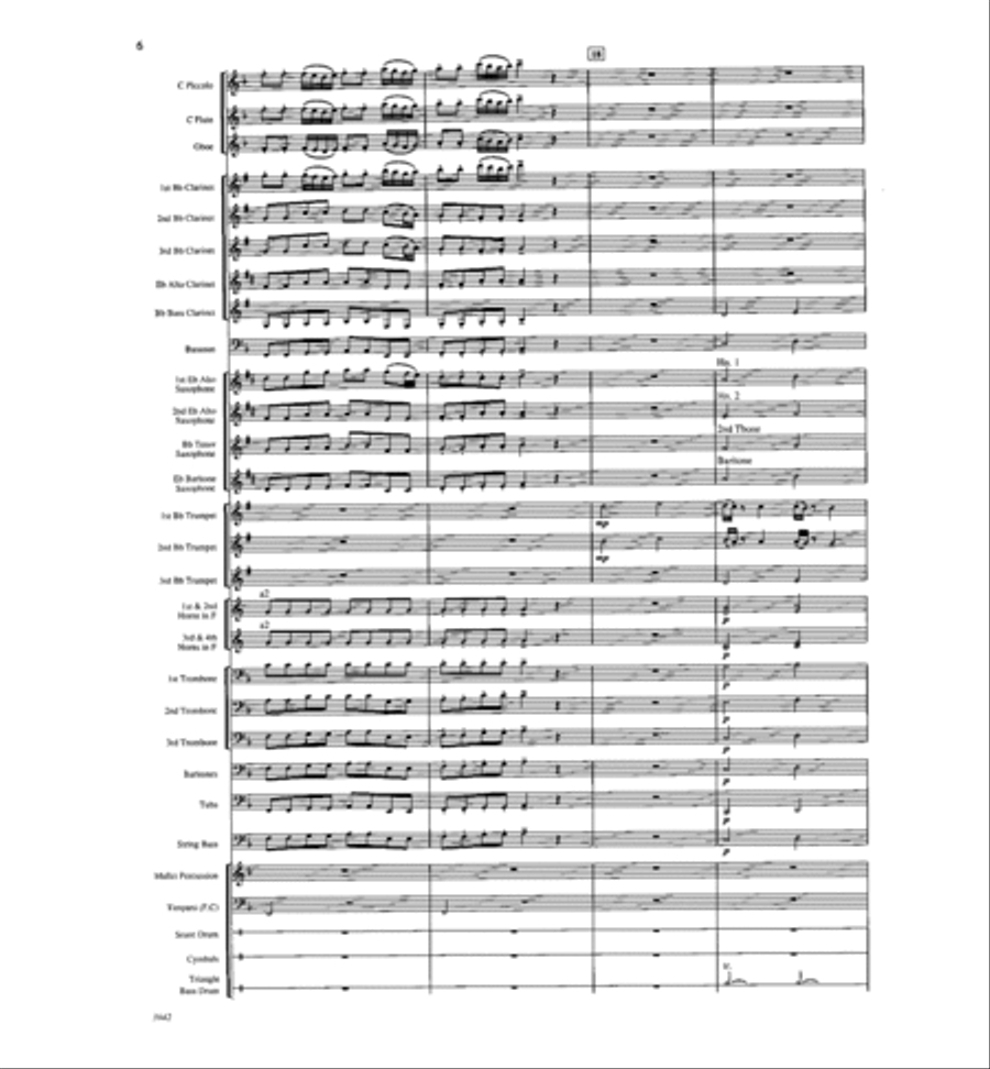 The Magic of Mozart Concert Band scores gallery preview page 6