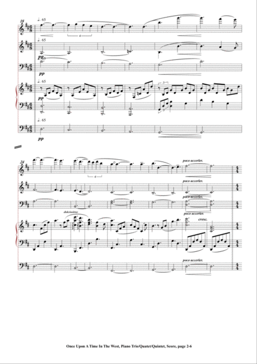 Once Upon A Time In The West Piano Trio scores gallery preview page 2
