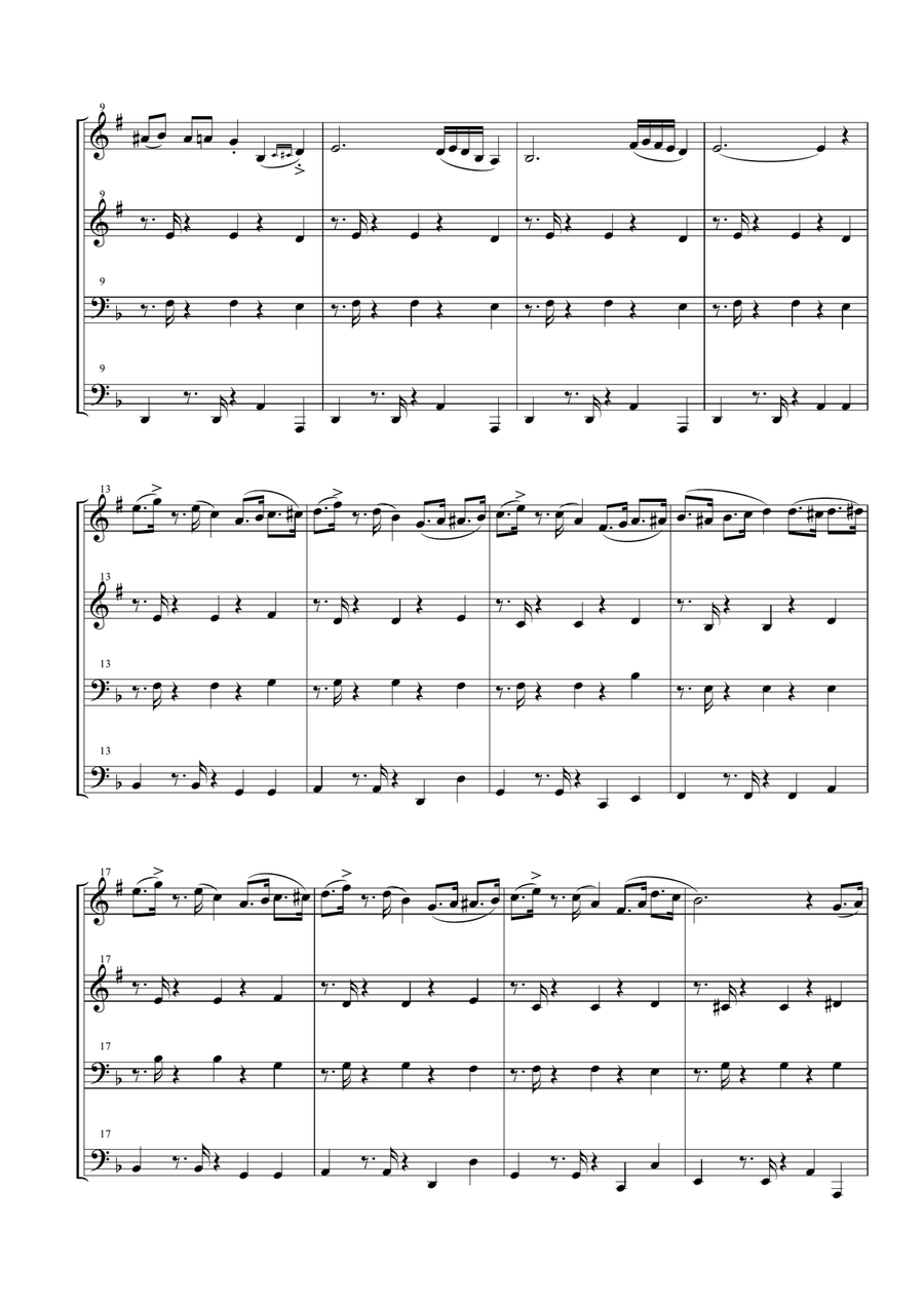 Take Five Brass Ensemble scores gallery preview page 4
