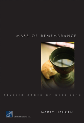 Book cover for Mass of Remembrance - Brass and Timpani edition