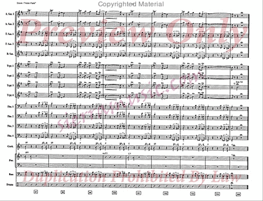 Hobo Flats Big Band scores gallery preview page 14