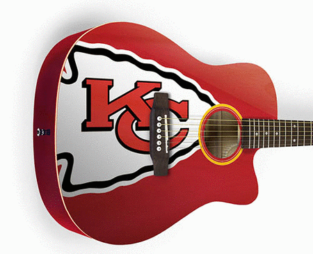 Kansas City Chiefs Acoustic Guitar
