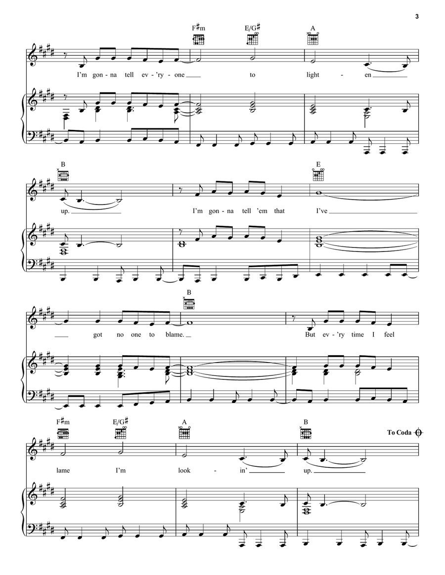 Soak Up The Sun Piano, Vocal, Guitar scores gallery preview page 3