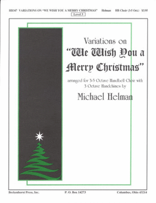 Book cover for Variations on We Wish You a Merry Christmas