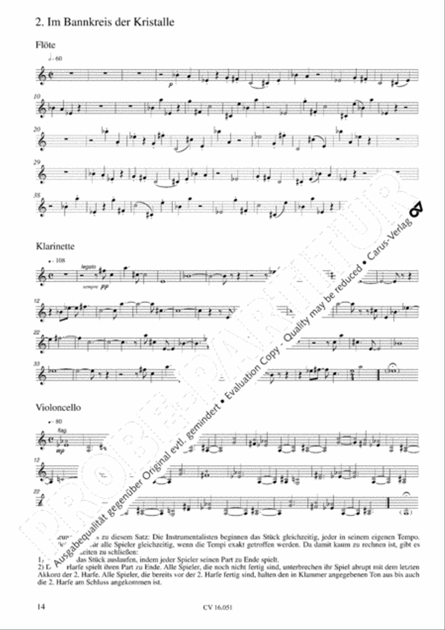 Dances and movements Clarinet scores gallery preview page 17