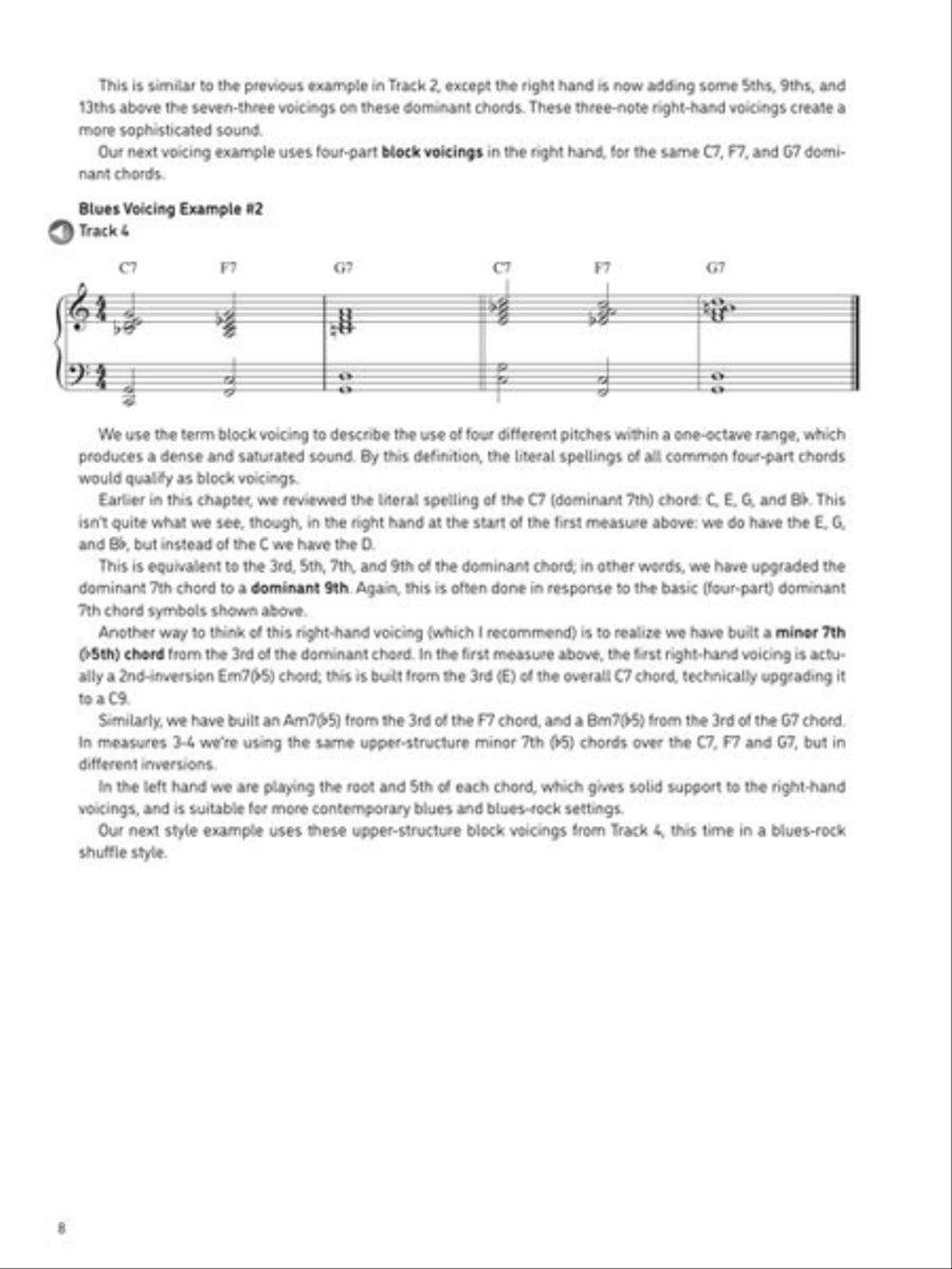 Piano Chord Voicings in All Styles Piano Method scores gallery preview page 8