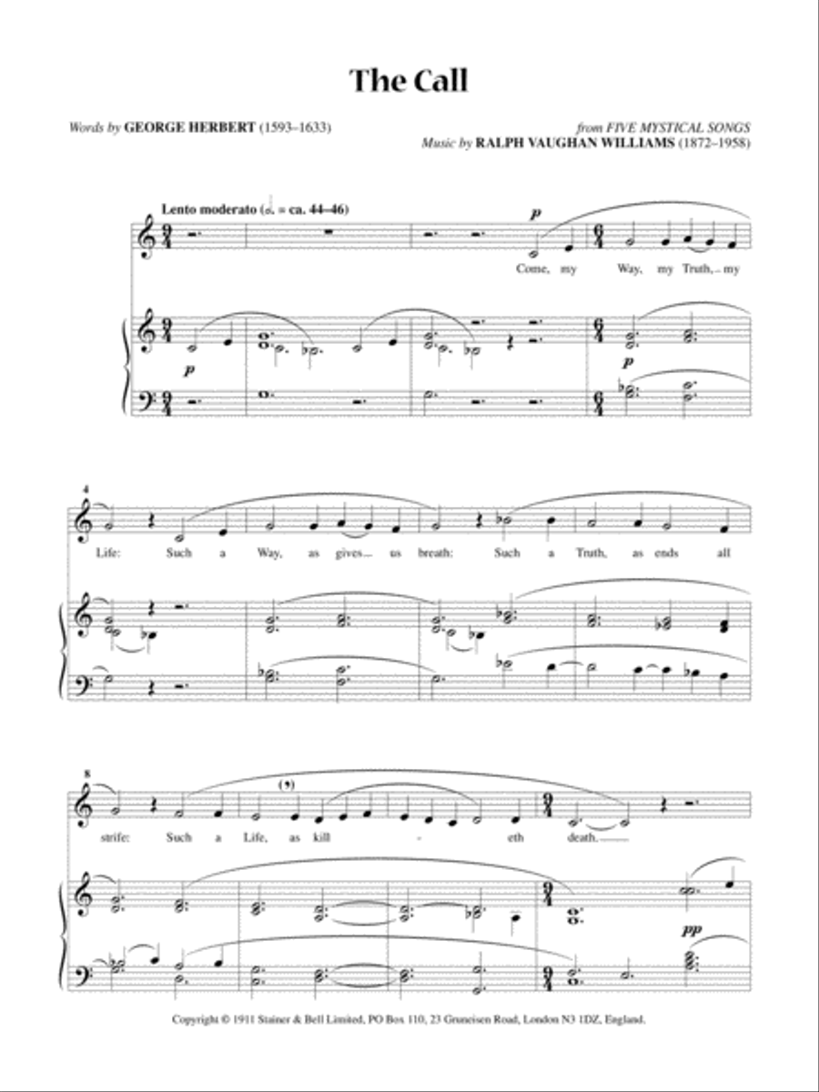 The Call [Low Voice] Low Voice scores gallery preview page 1