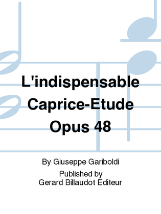 Book cover for L'Indispensable Caprice-Etude
