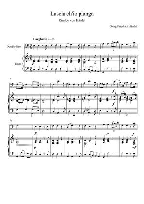 Book cover for Georg Friedrich Handel - Lascia ch'io pianga (Double Bass Solo)