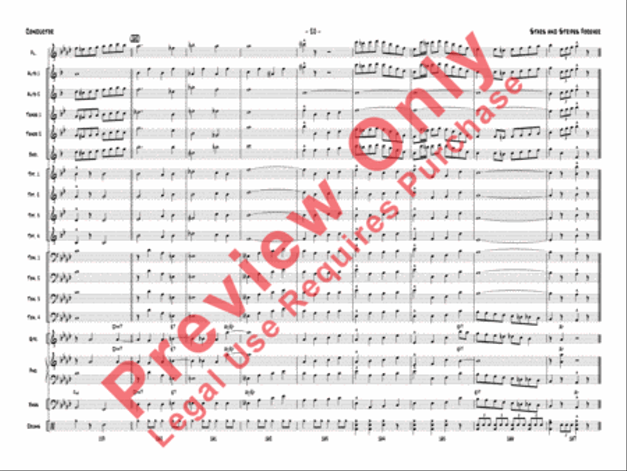 Stars and Stripes Forever Jazz Ensemble scores gallery preview page 24