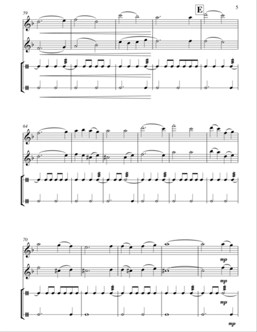 Storm Bay Shanty Small Ensemble scores gallery preview page 6