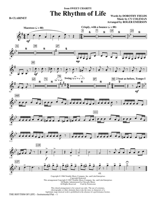 The Rhythm Of Life - Bb Clarinet