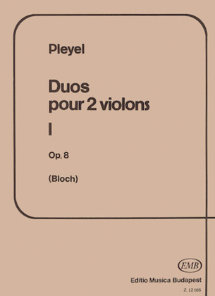 Duos V1 Op.8-2 Vln
