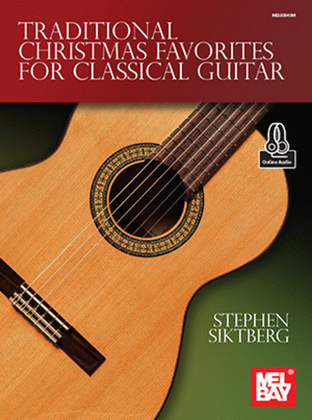 Book cover for Traditional Christmas Favorites for Classical Guitar