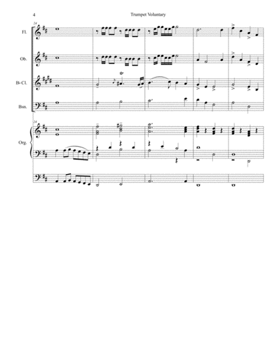 Trumpet Voluntary (for Woodwind Quartet - Organ Accompaniment) image number null