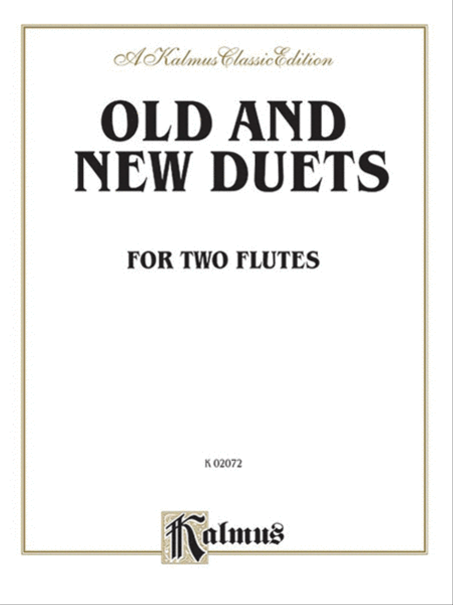 Old and New Duets Flute Duet scores gallery preview page 1