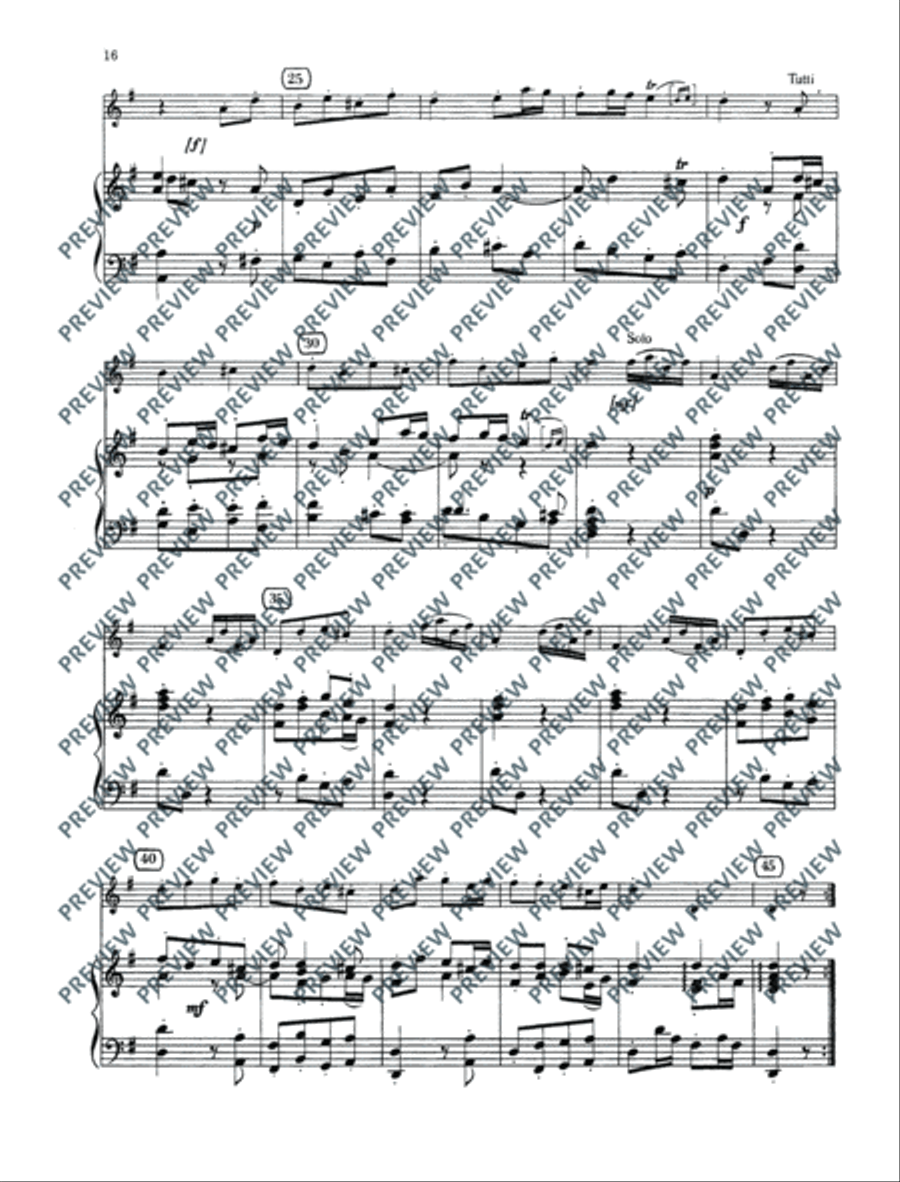 Concertino G major and Nocturne C major Oboe scores gallery preview page 17