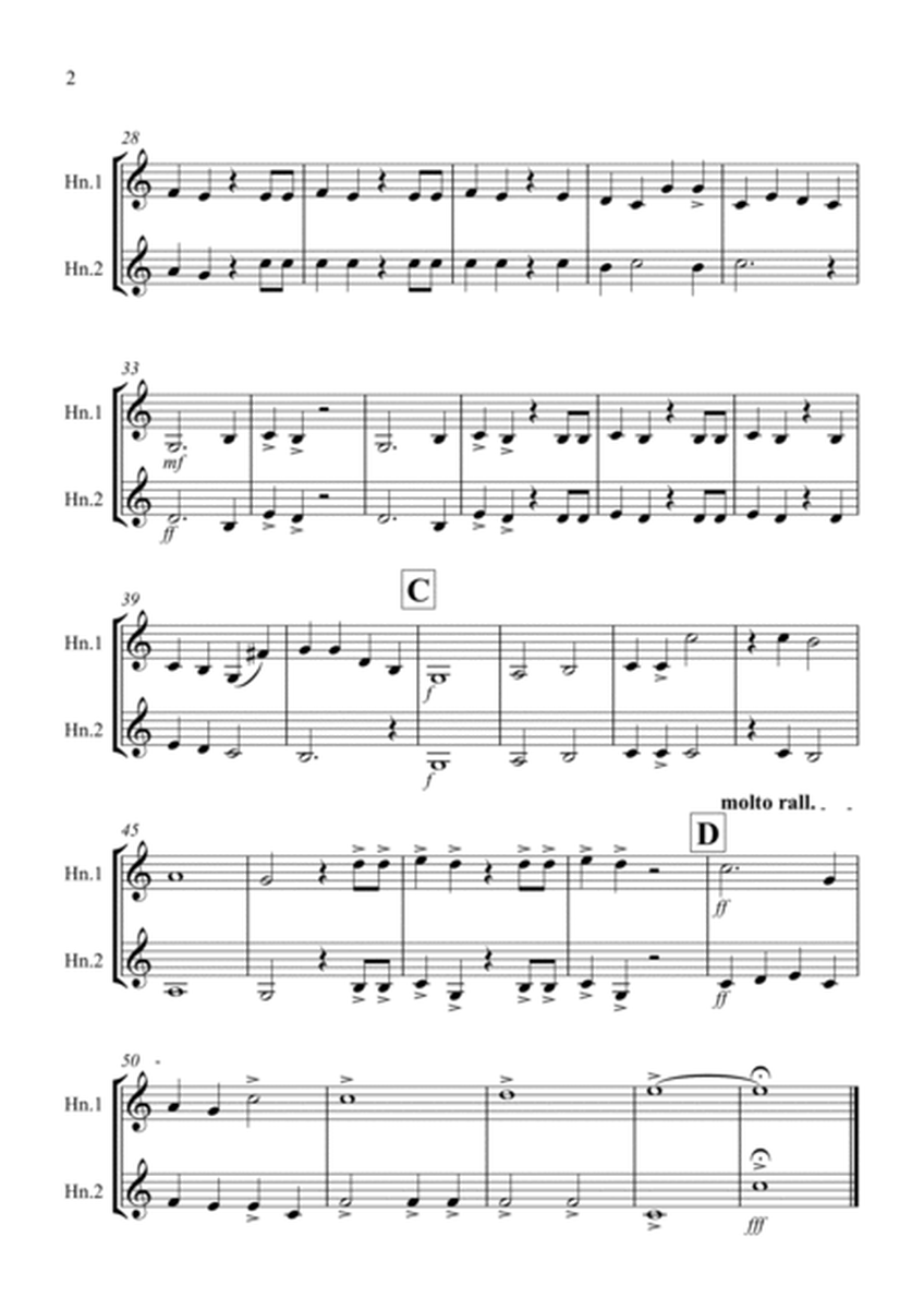 Hallelujah Chorus for Horn Duet image number null