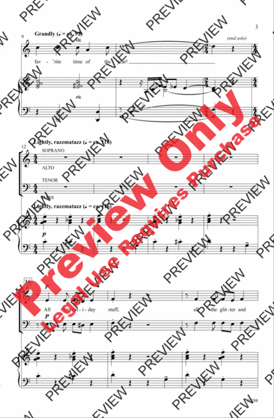 All That Holiday Stuff! All That Holiday Stuff! 4-Part scores gallery preview page 3