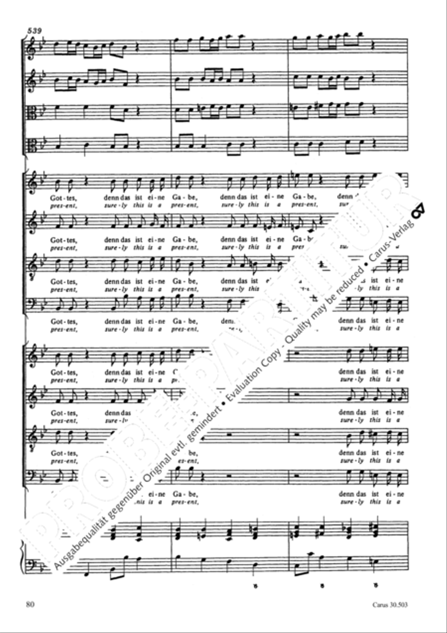 My beloved, you are fair (Meine Freundin, du bist schon) 4-Part scores gallery preview page 83