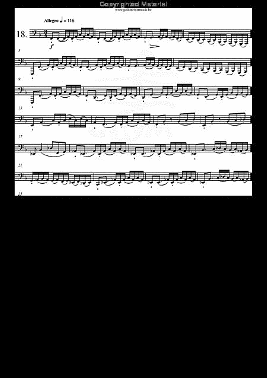 30 Etudes op. 13 Tuba scores gallery preview page 19