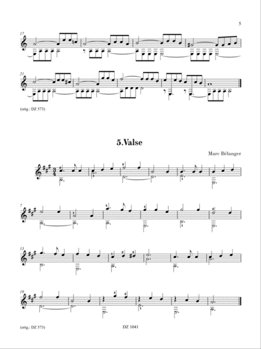 La guitare dans tous ses états, vol. 1 Classical Guitar scores gallery preview page 5