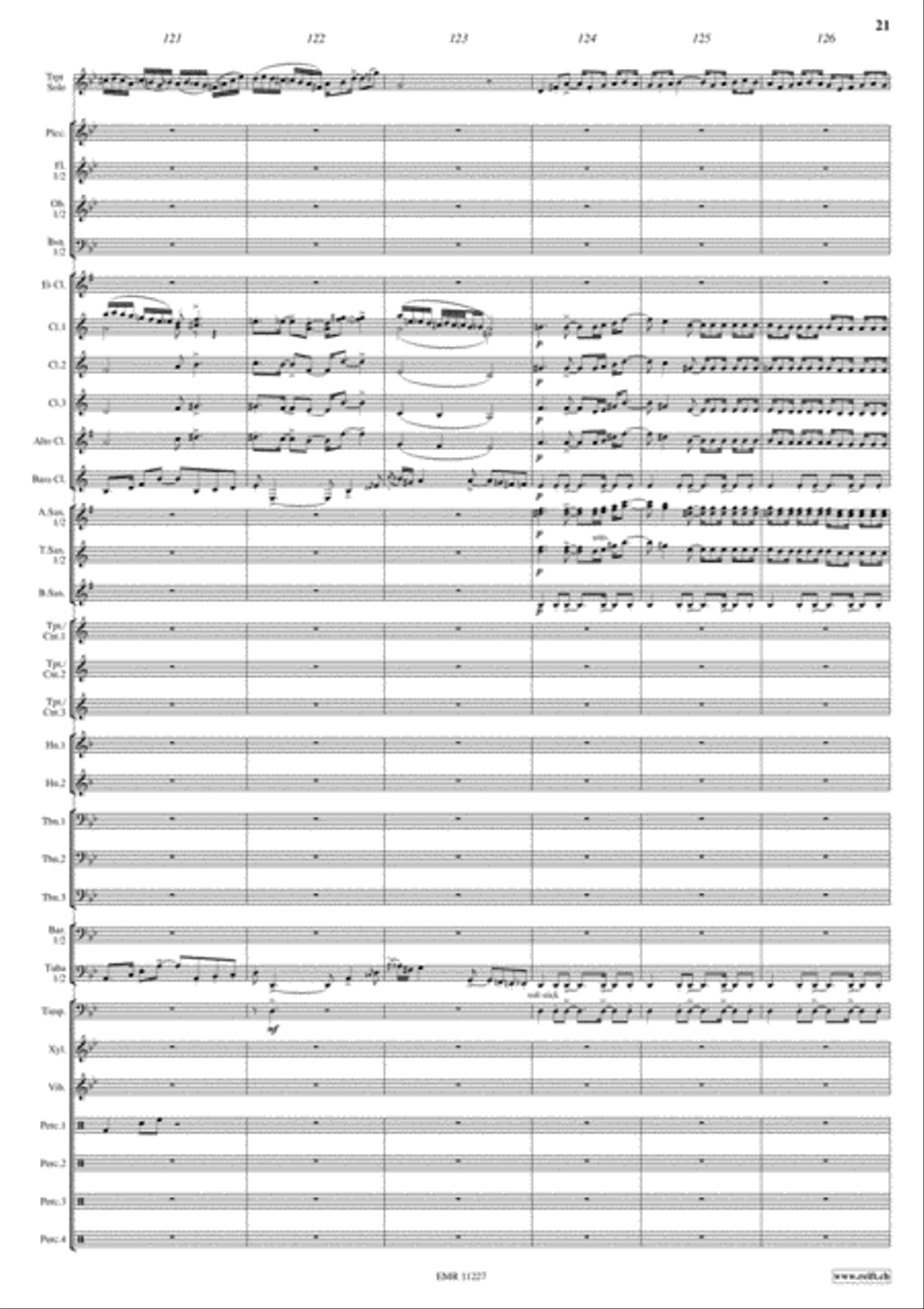Voyages Concert Band scores gallery preview page 21