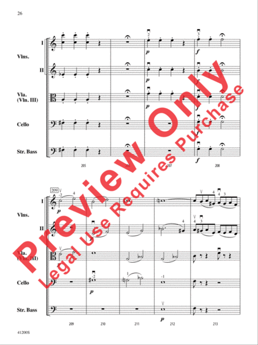 Allegro Molto String Orchestra scores gallery preview page 27