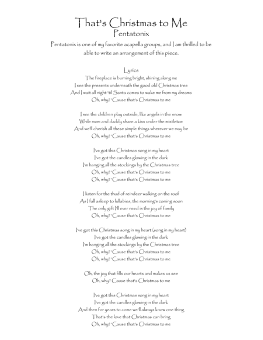 That's Christmas to Me That's Christmas to Me Brass Quintet scores gallery preview page 3