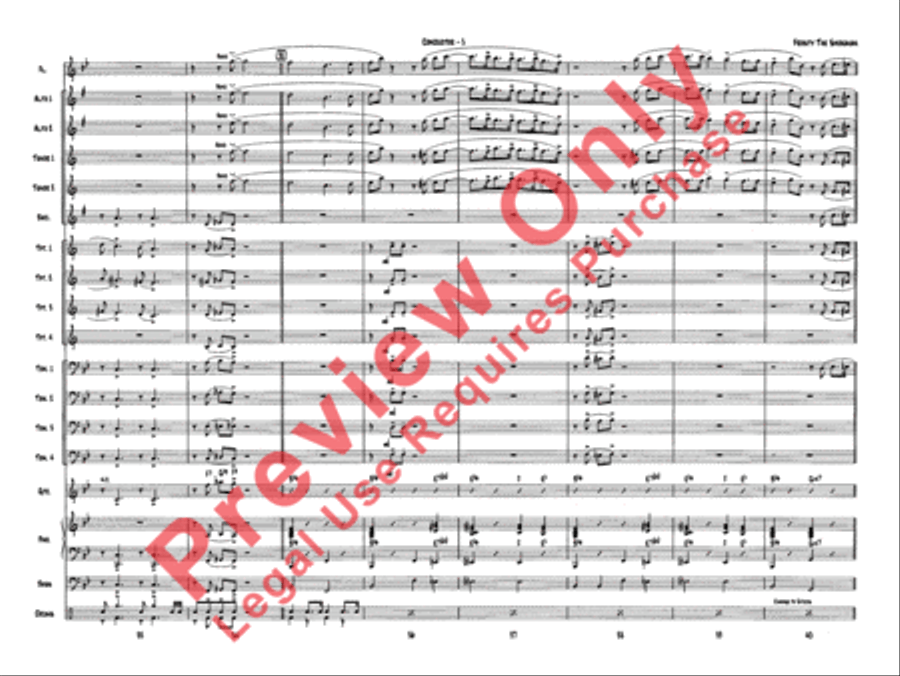 Frosty the Snowman Jazz Ensemble scores gallery preview page 7