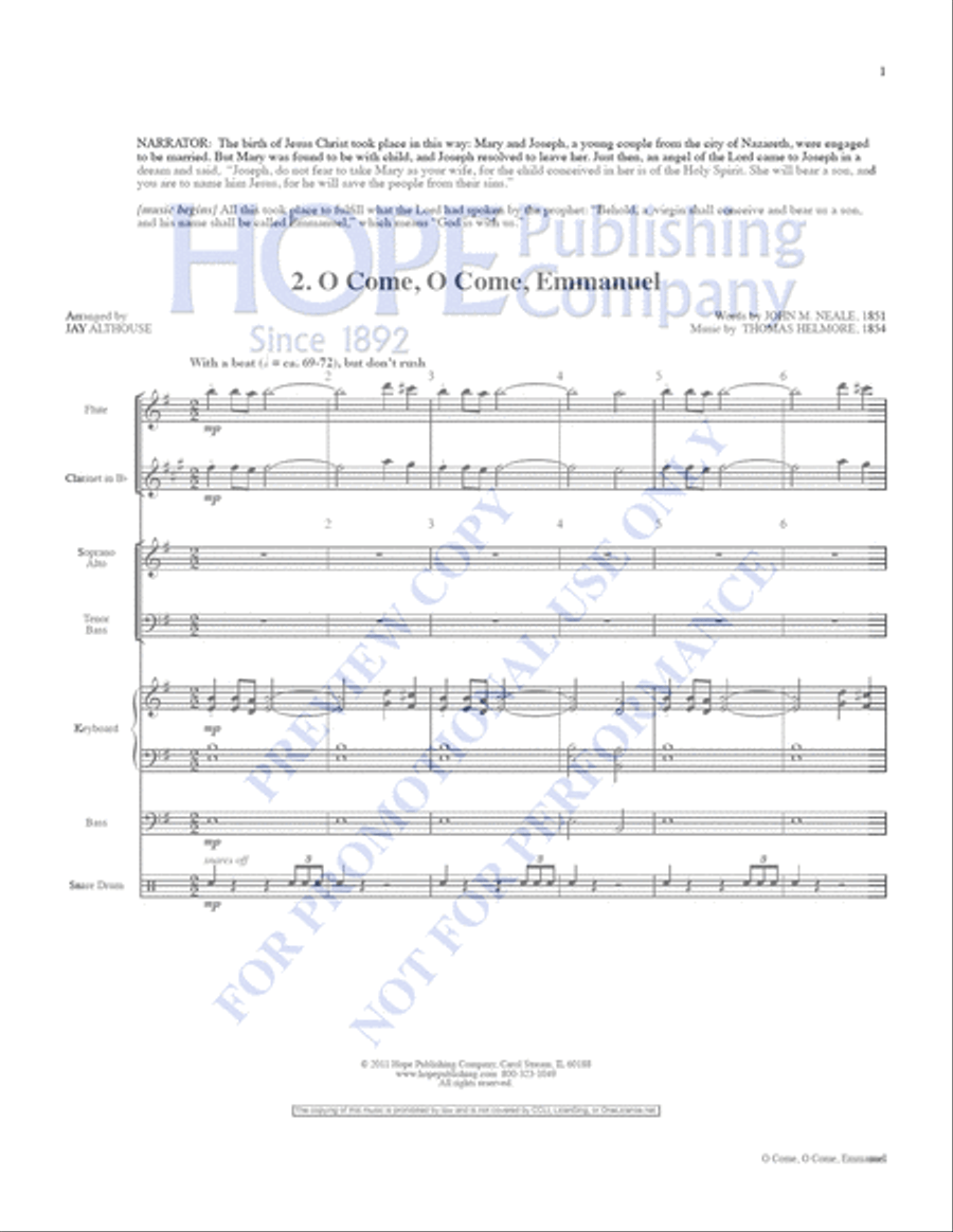 Joy to the World: A Celebration of Carols Clarinet scores gallery preview page 16