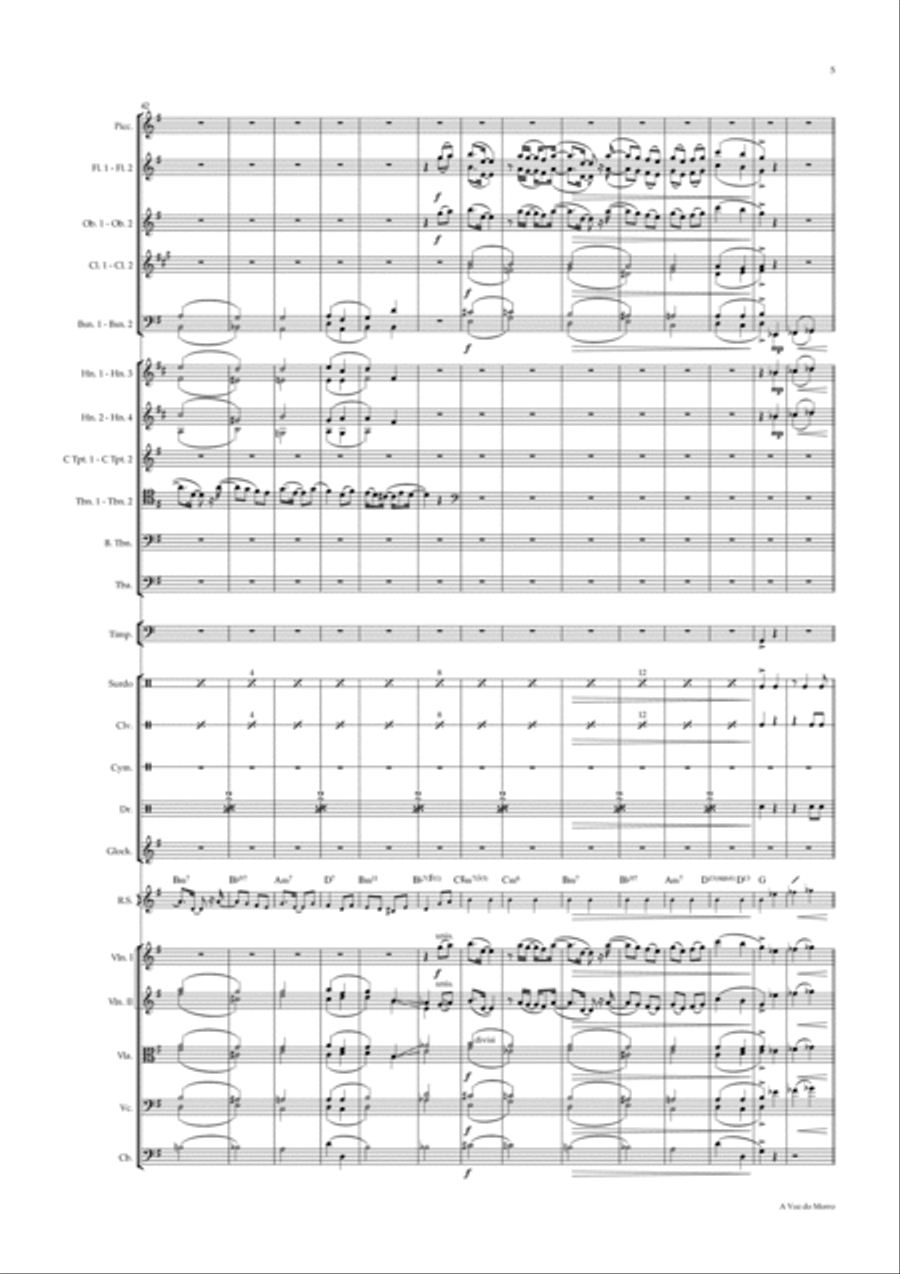 A Voz Do Morro A Voz Do Morro Full Orchestra scores gallery preview page 5