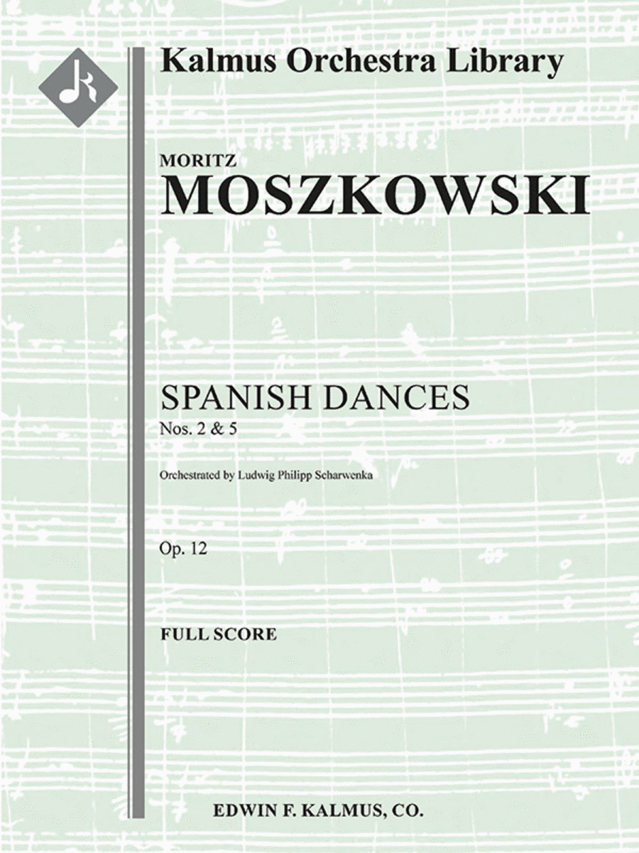 Spanish Dances, Op. 12; Nos. 2 and 5 [arrangement] Concert Band scores gallery preview page 1
