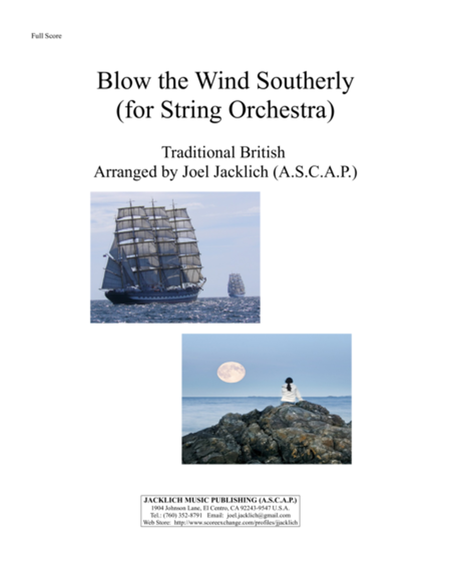 Blow the Wind Southerly (for String Orchestra) image number null