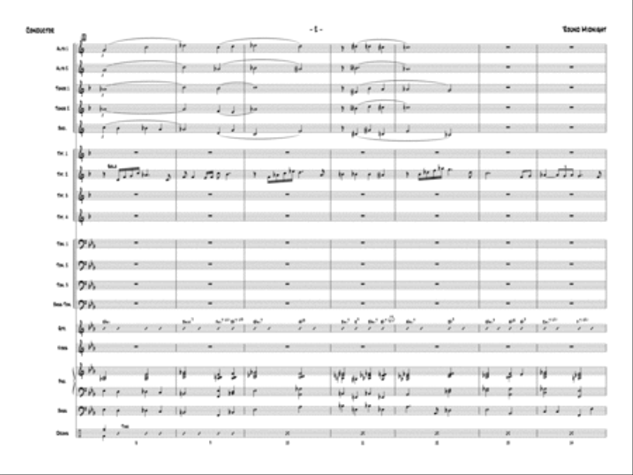 'Round Midnight: Score Jazz Ensemble scores gallery preview page 4