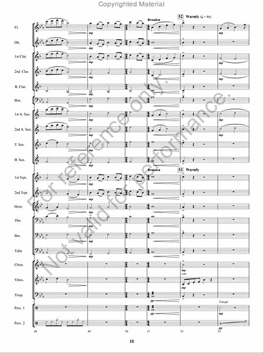 A Spirit Eternal Concert Band scores gallery preview page 10
