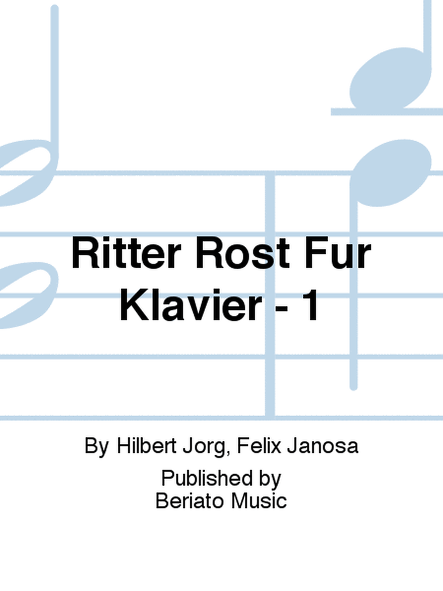 Ritter Rost Für Klavier - 1