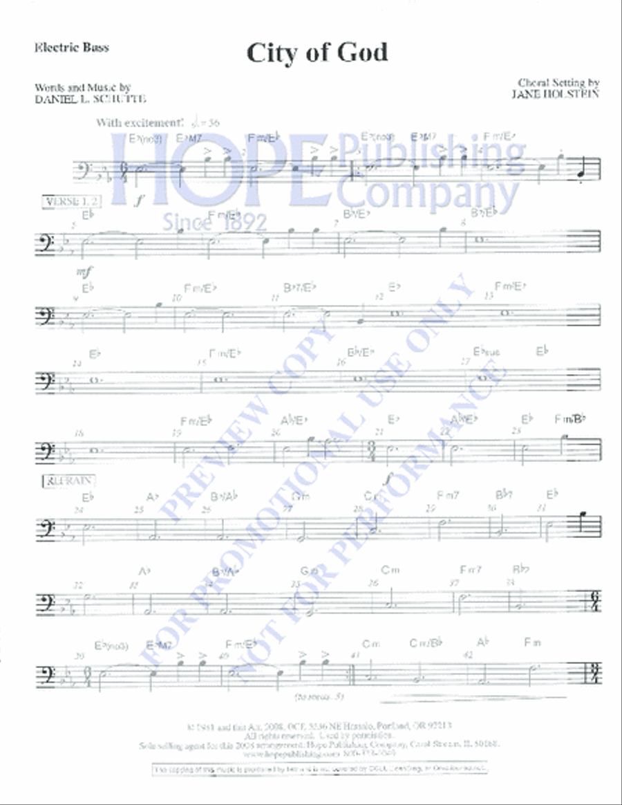 City of God City of God Choir scores gallery preview page 2