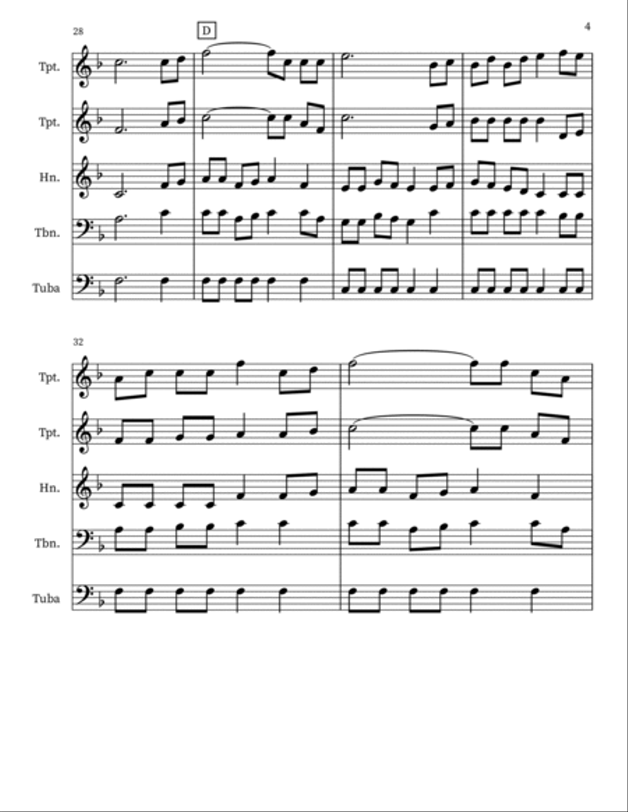 Since I Have Been Redeemed Small Ensemble scores gallery preview page 4
