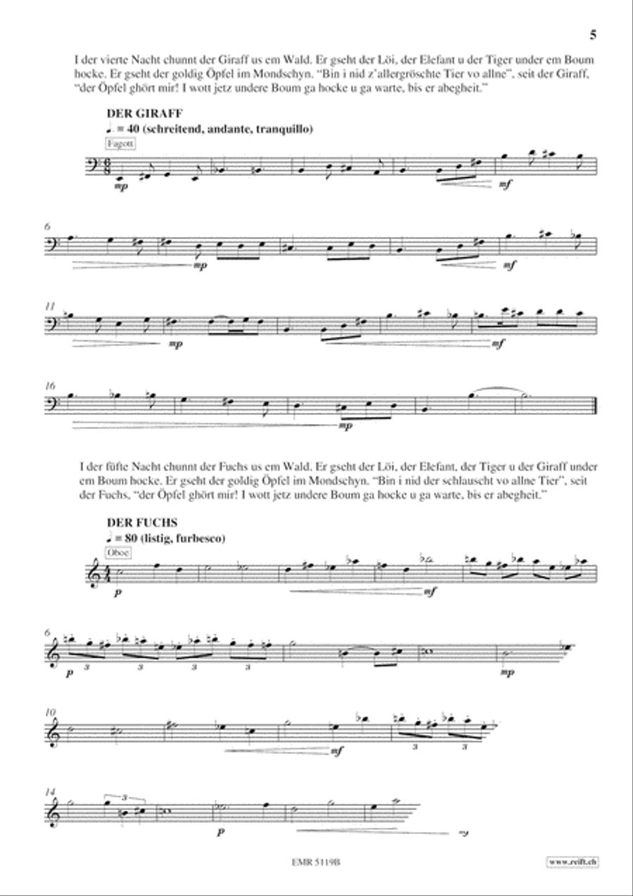 Der goldig Opfel Trombone scores gallery preview page 6