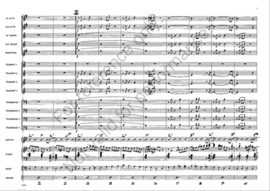 The Cruise Director The Cruise Director Jazz Ensemble scores gallery preview page 7