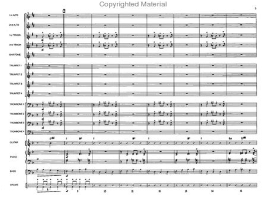 Blues for Buster Jazz Ensemble scores gallery preview page 3