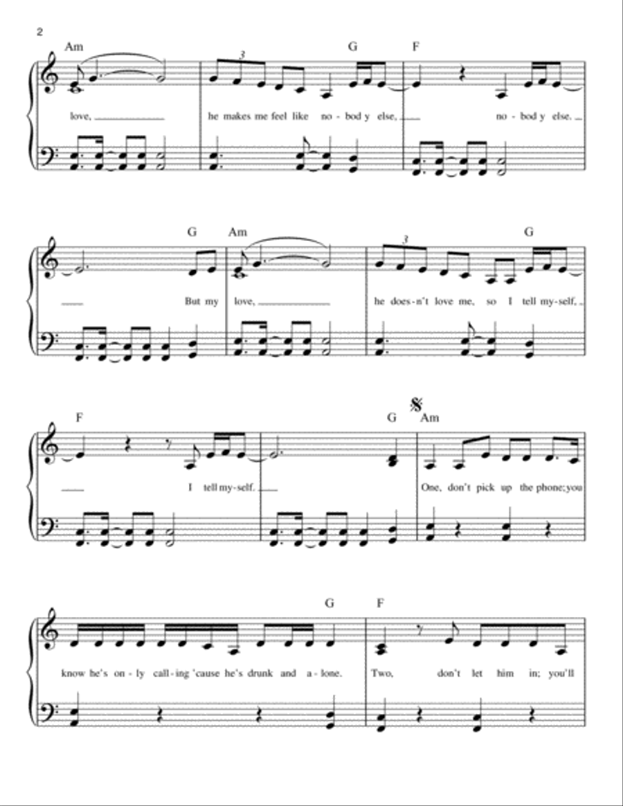 New Rules Easy Piano scores gallery preview page 2