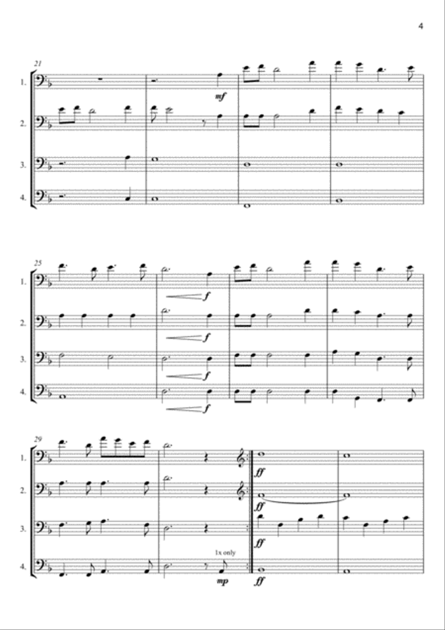 The Rains Of Castamere Double Bass scores gallery preview page 5