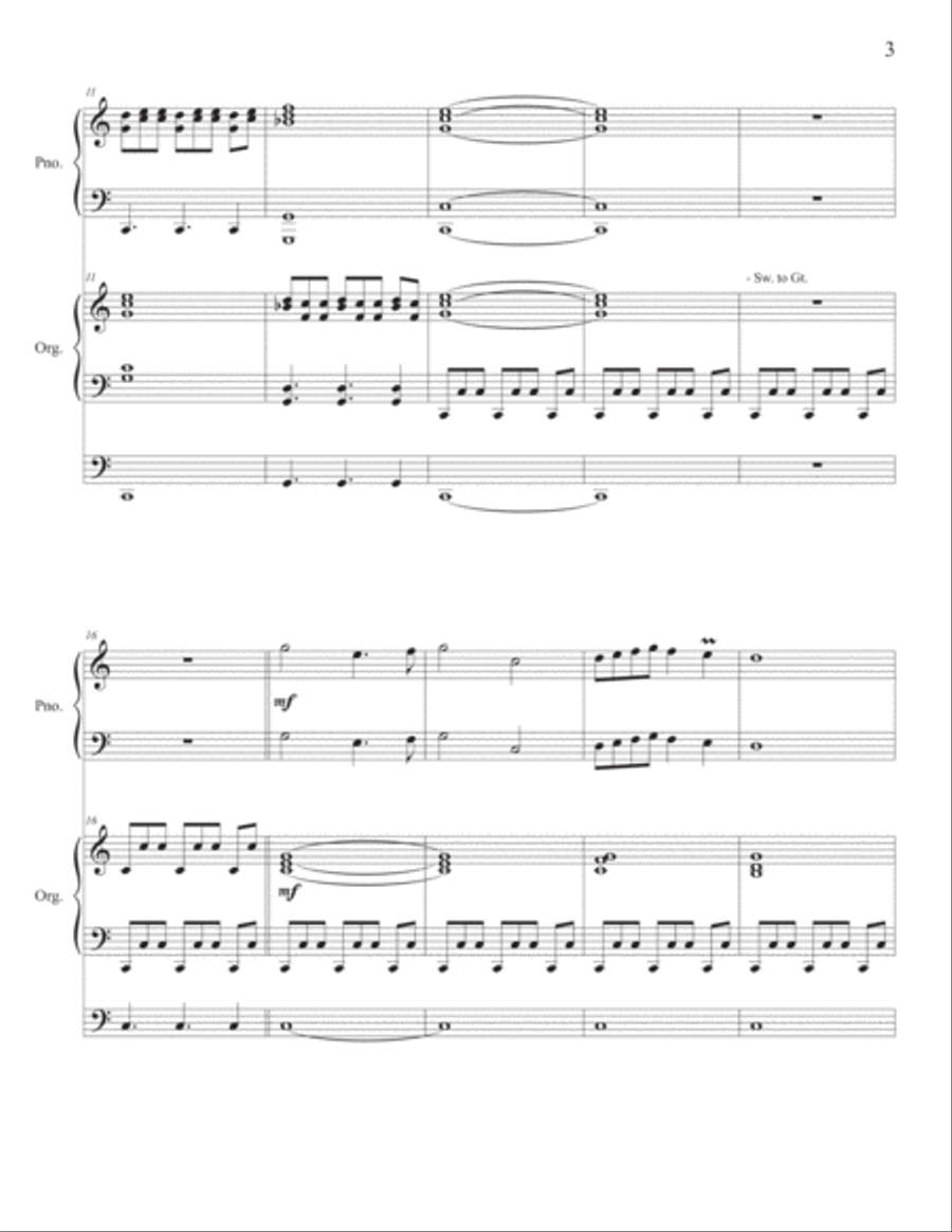 Thine Be the Glory Thine Be the Glory Piano scores gallery preview page 3