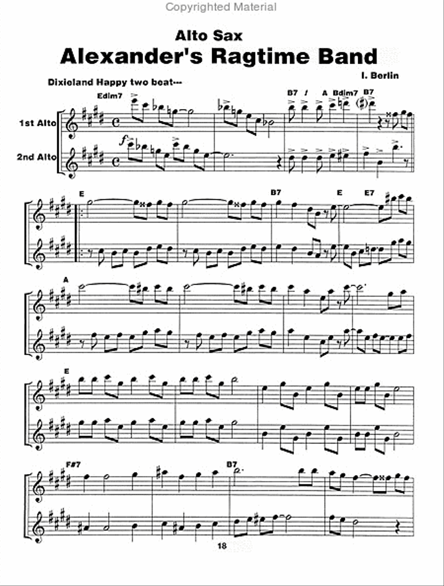 Play with a Pro Alto Sax Music Alto Saxophone scores gallery preview page 2